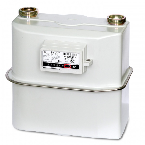 Монтаж диафрагменных счетчиков газа ВК-GT в Сергуте