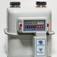 Счетчик газа с системой АСКУГ